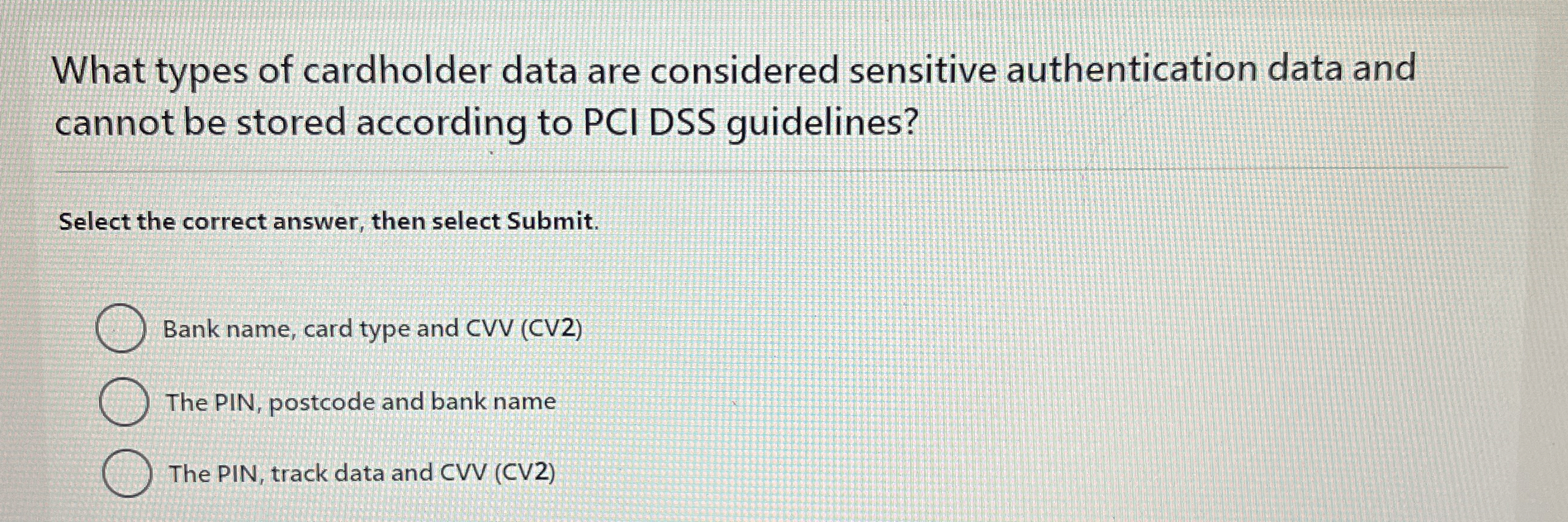 What types of cardholder data are considered