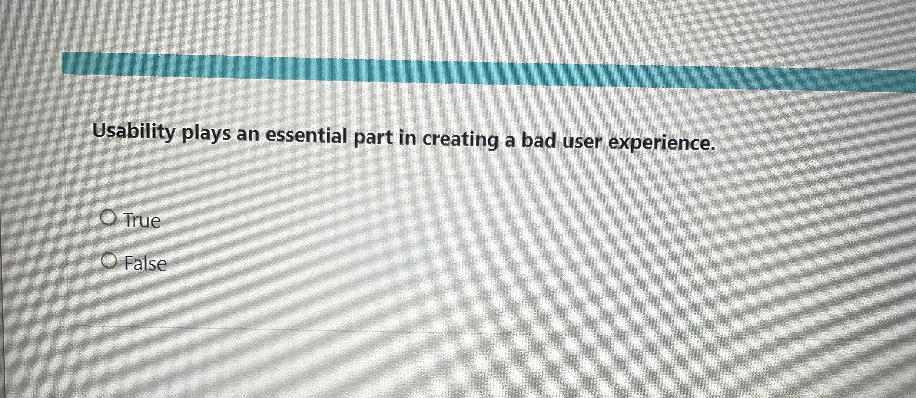 Usability plays an essential part in creating a
