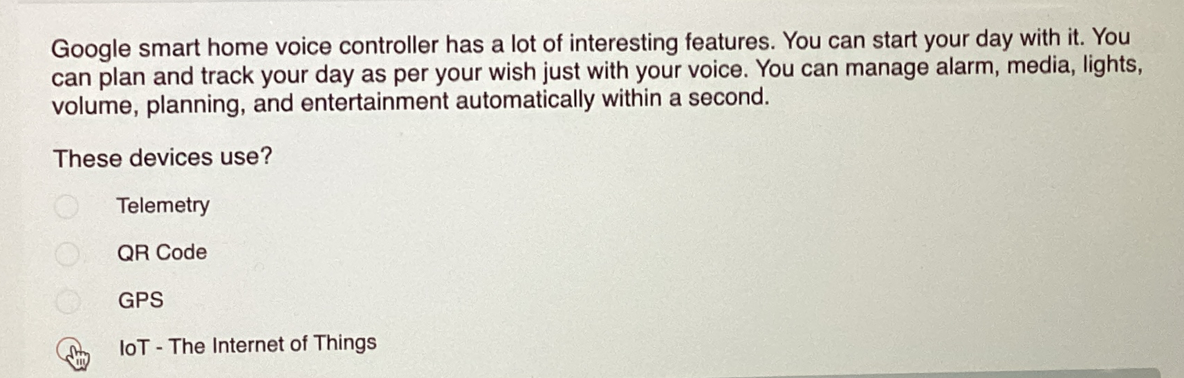 Google smart home voice controller has a lot of