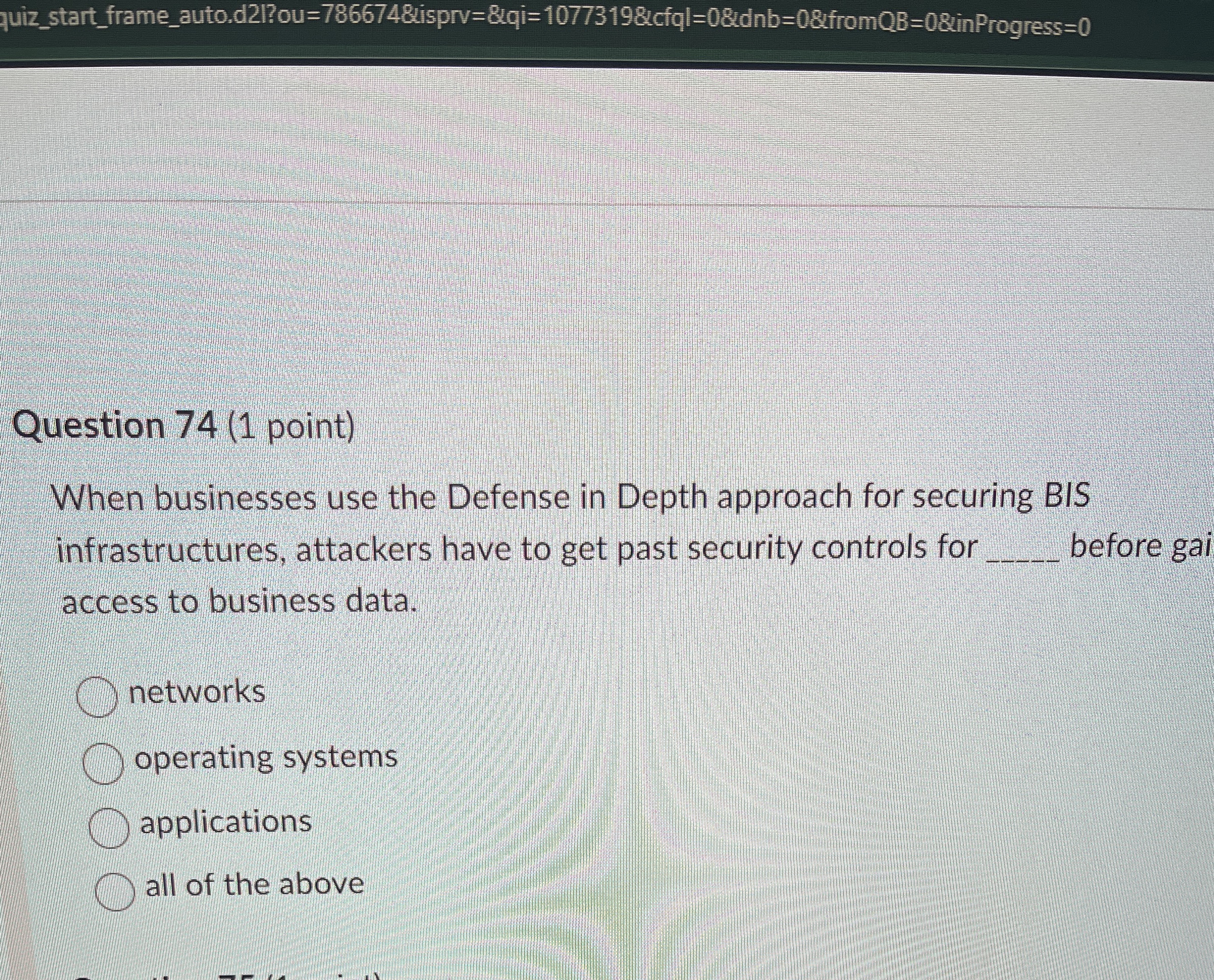 Question 7 4 ( 1 point ) When businesses use the