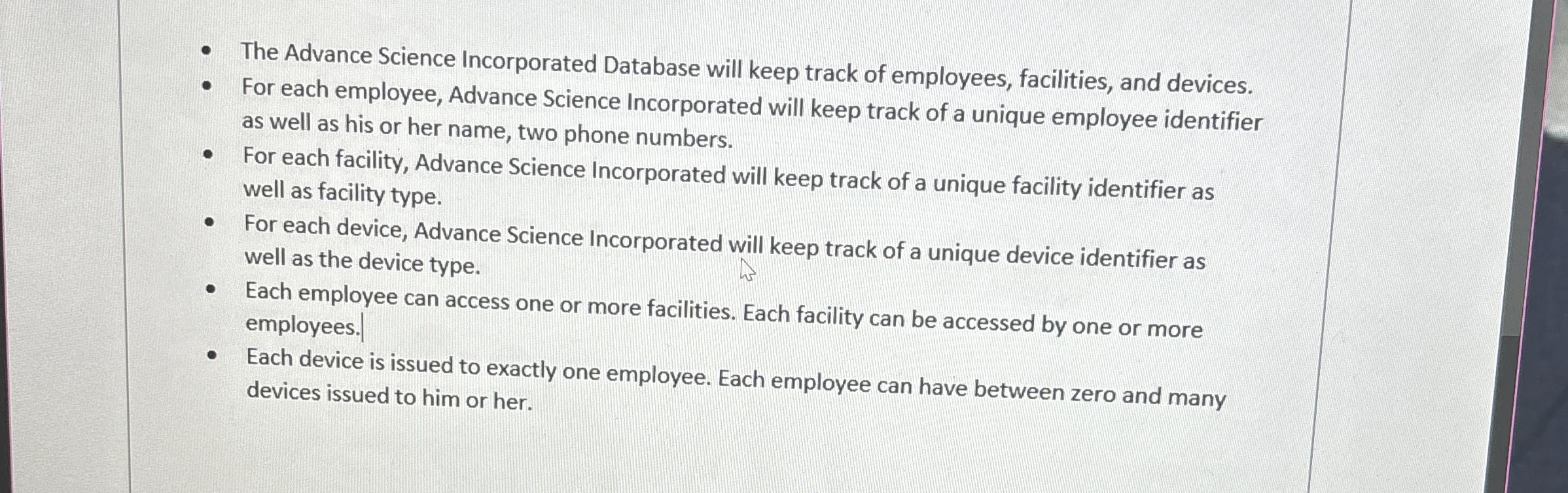 The Advance Science Incorporated Database will