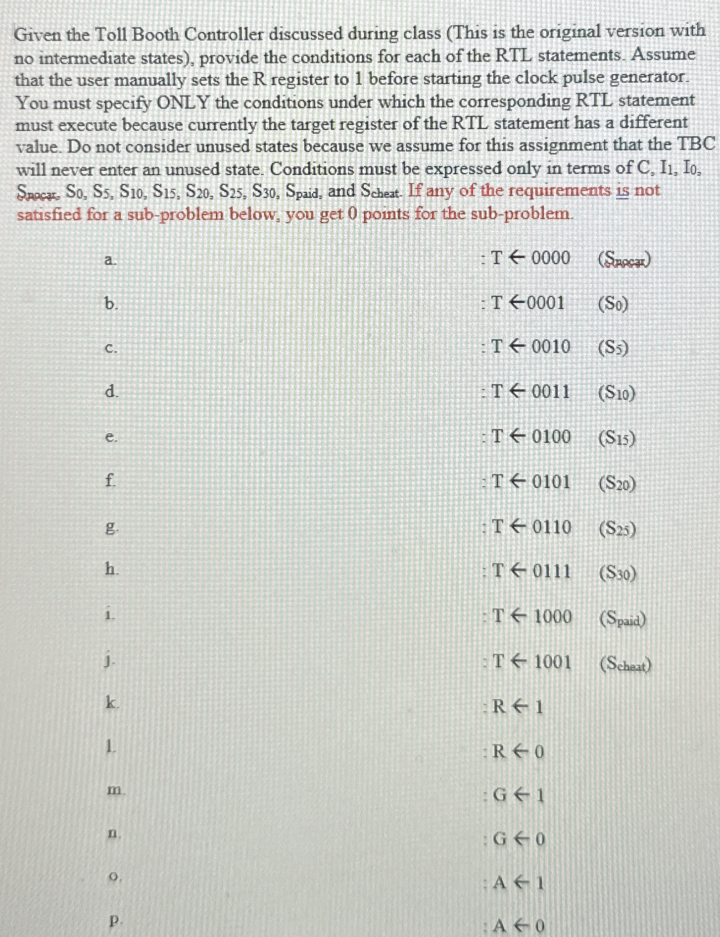 Given the Toll Booth Controller discussed during
