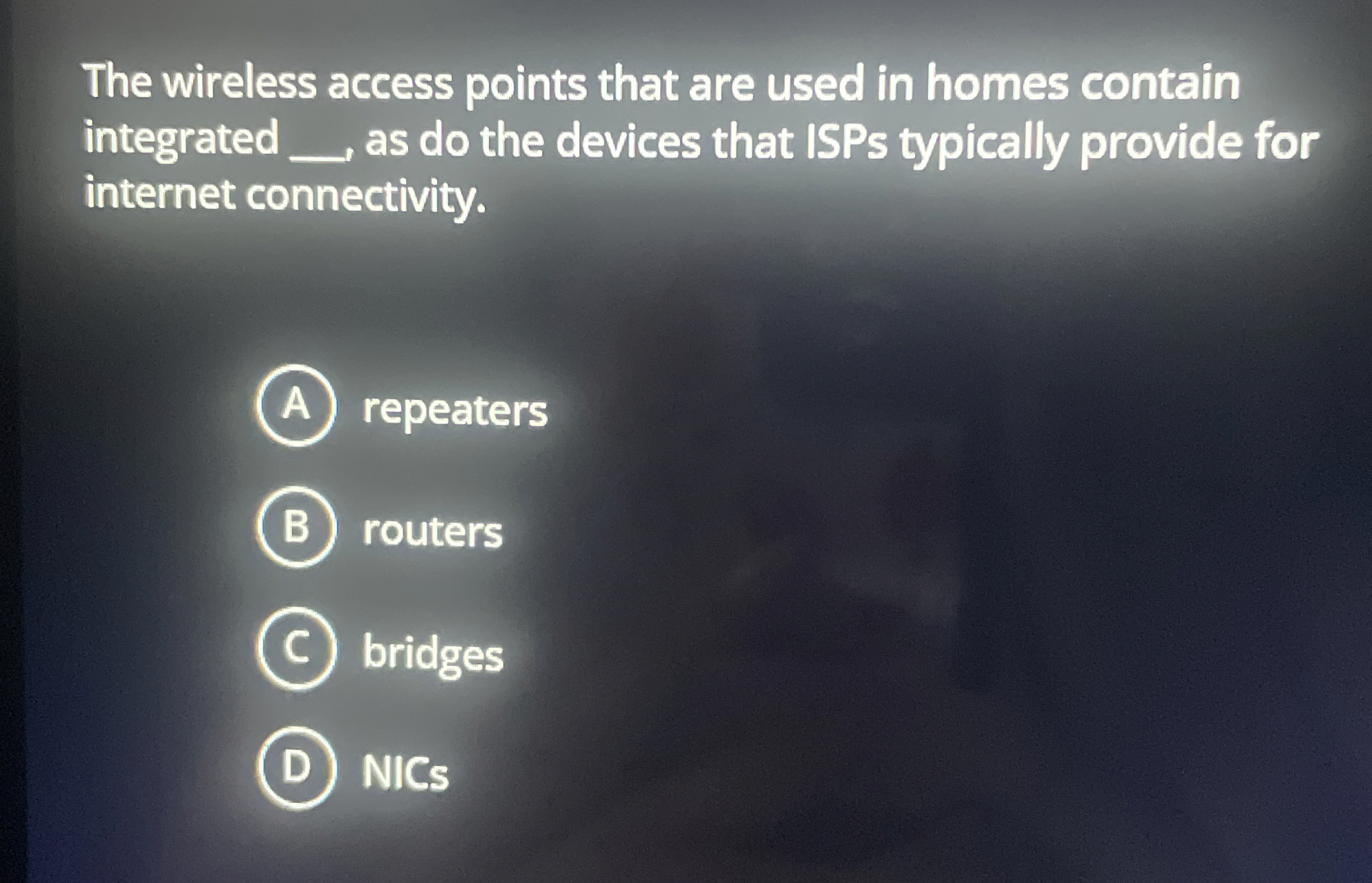 The wireless access points that are used in homes