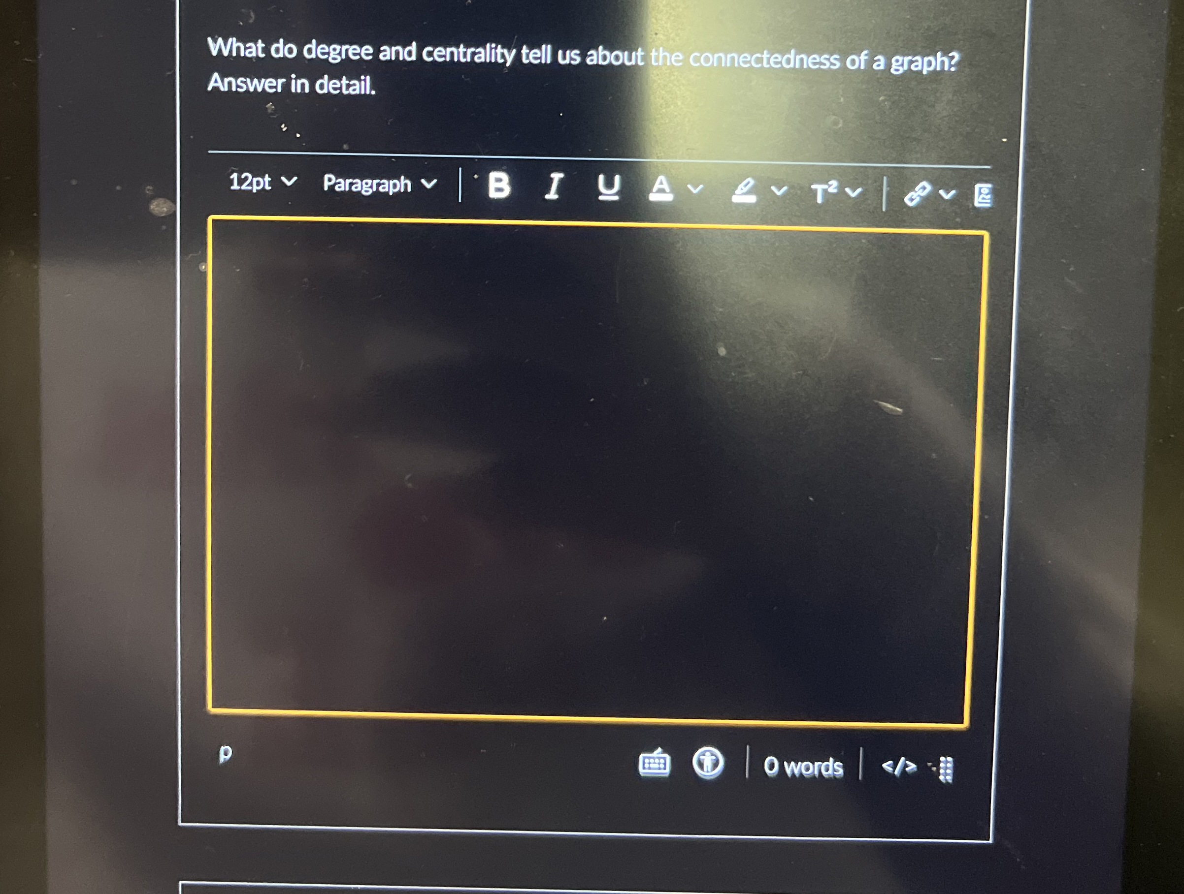 What do degree and centrality tell us about the