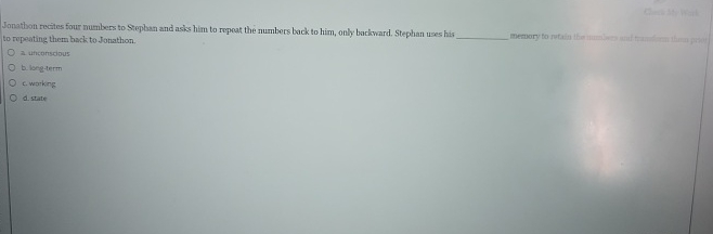 Janathon recites four mumbers to Siephan and asks