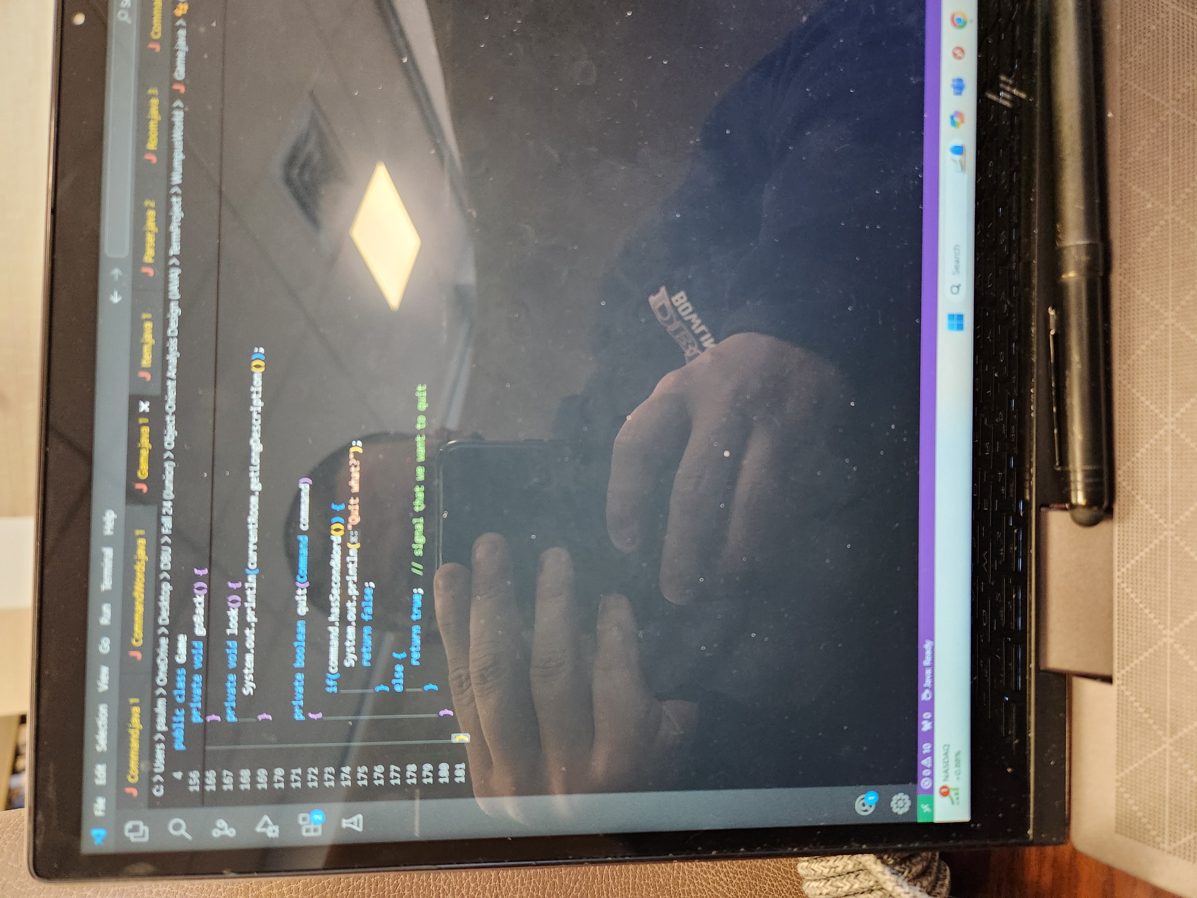 Using the attached java codes: need the following
