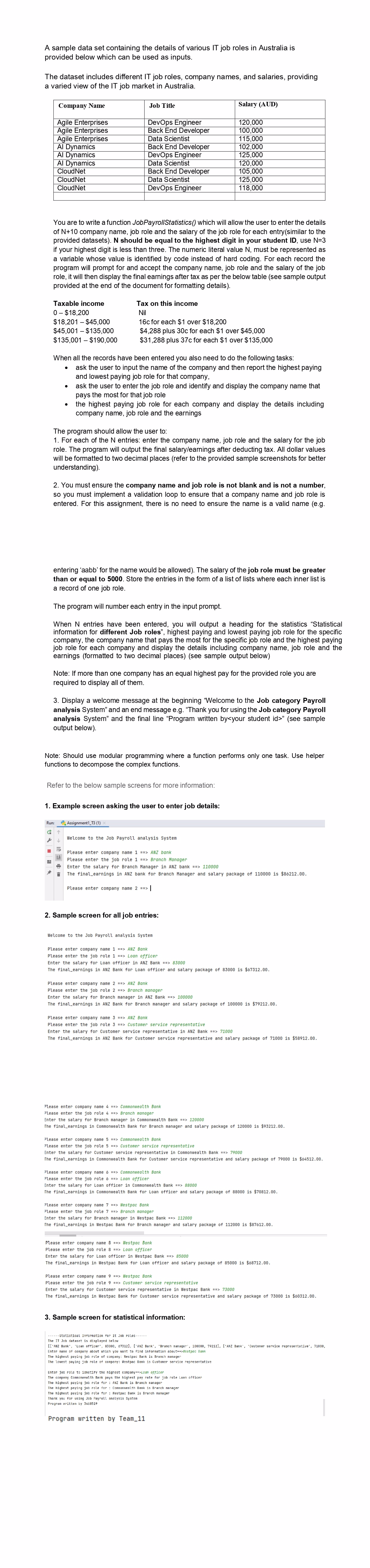 Use python to write this program