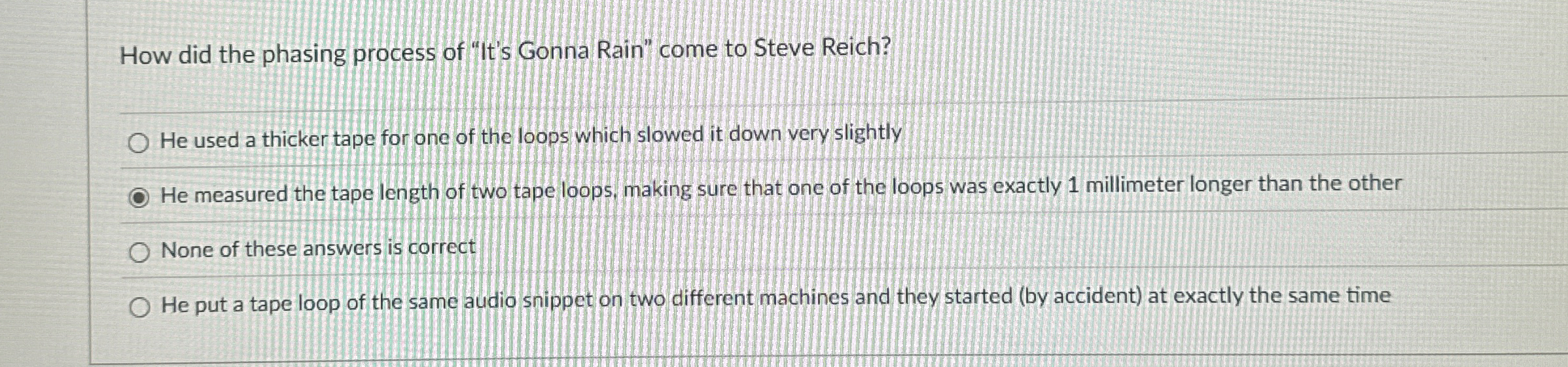 How did the phasing process of 