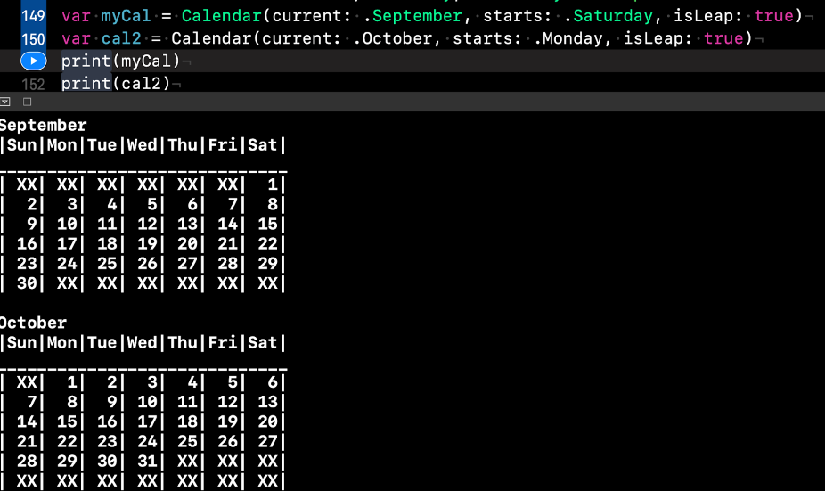 You are going to use an enum we previously worked