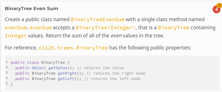 ` ` ` public class BinaryTree { public Object