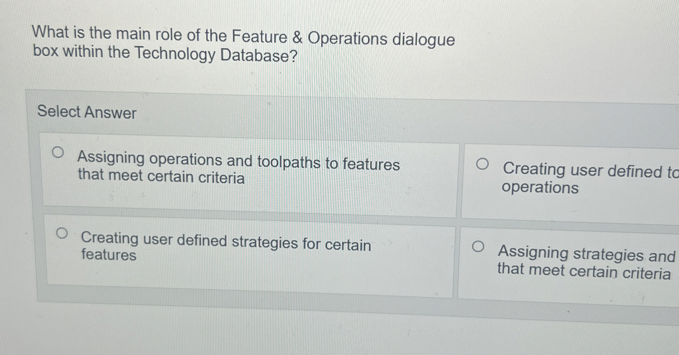 What is the main role of the Feature & Operations