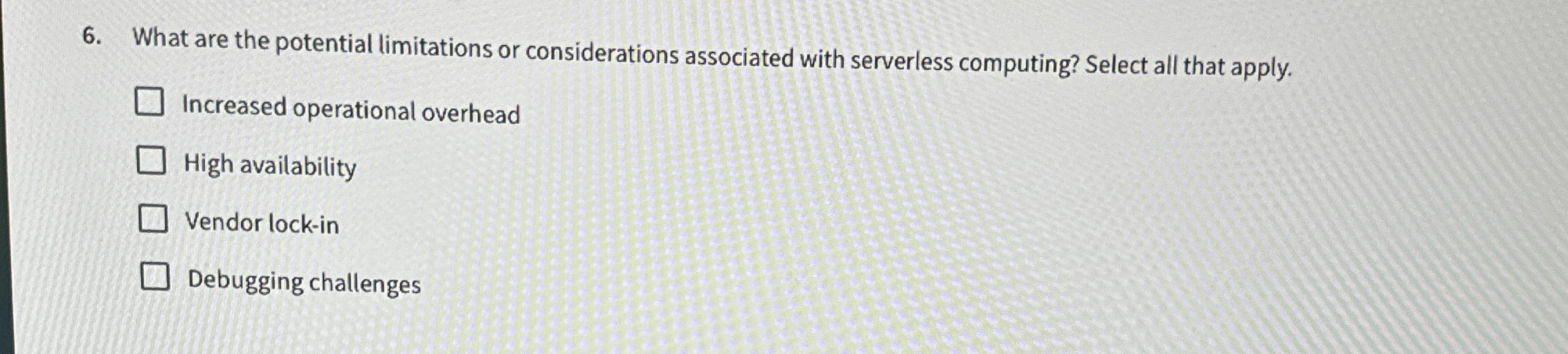 What are the potential limitations or