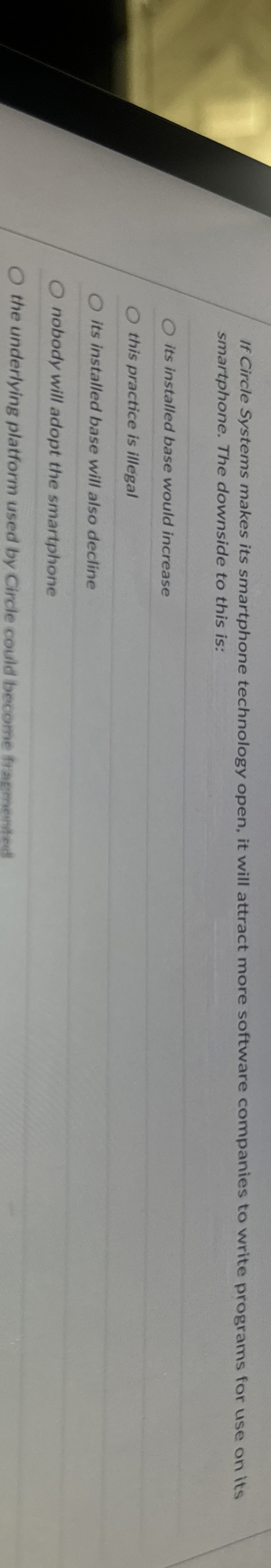 If Circle Systems makes its smartphone technology