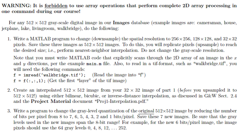 WARNING: It is forbidden to use array operations