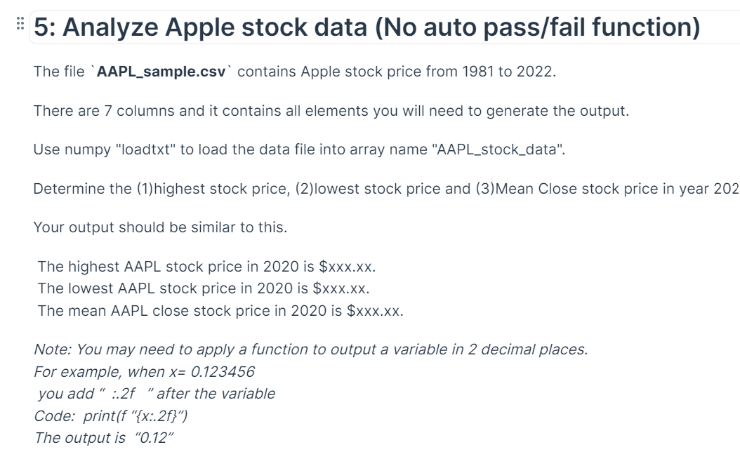 Since I cannot link the data the file just lists