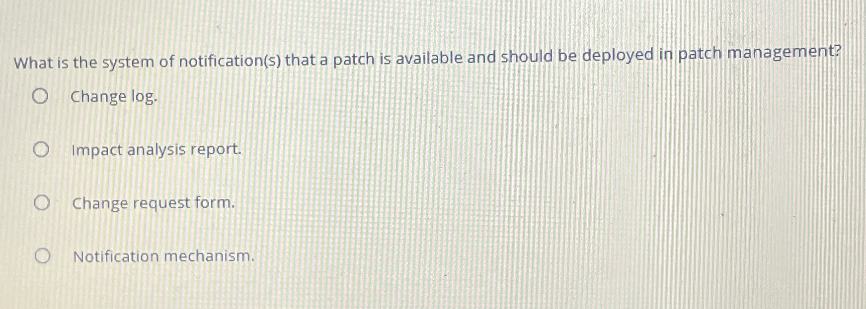 What is the system of notification ( s ) that a