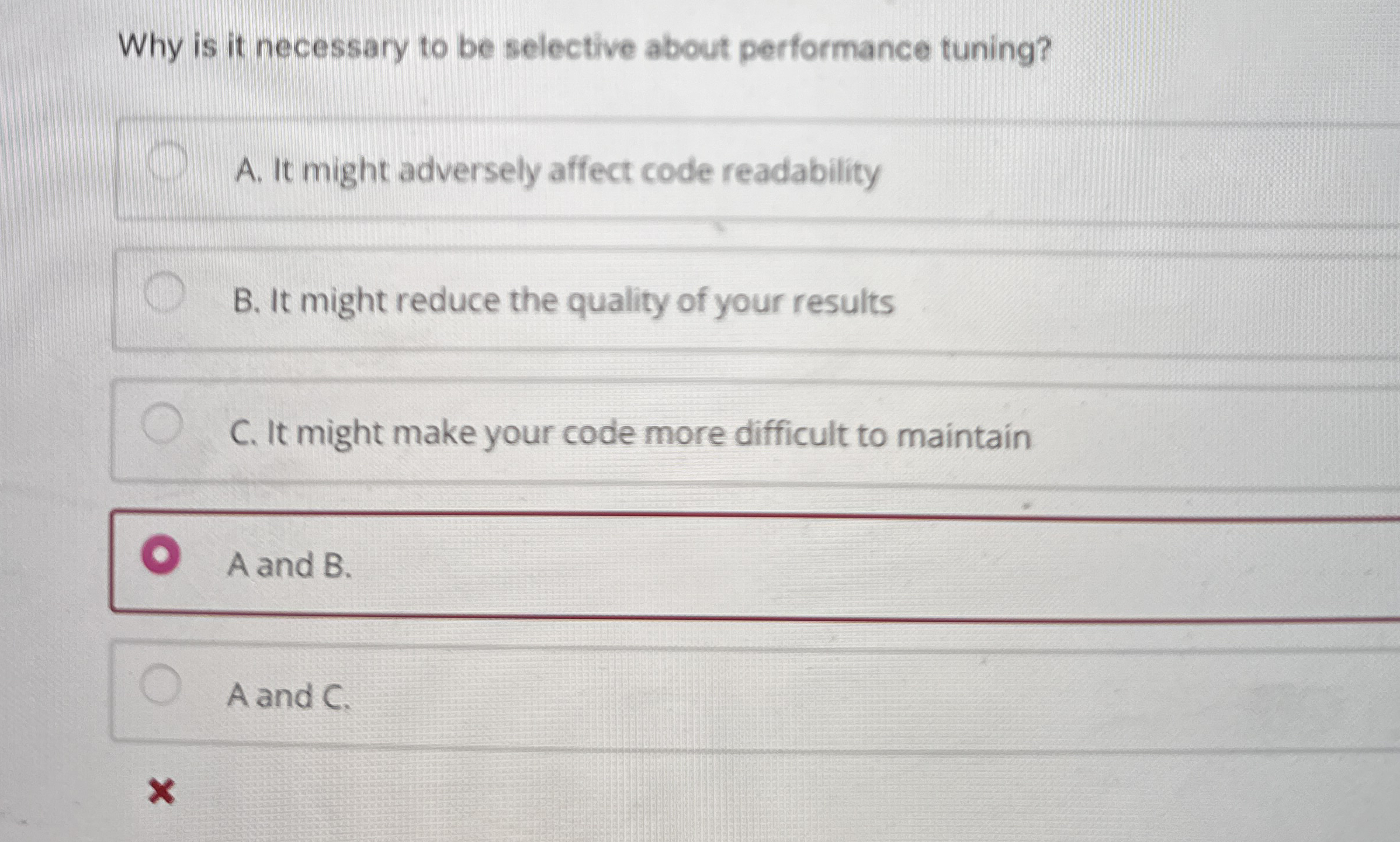 Why is it necessary to be selective about