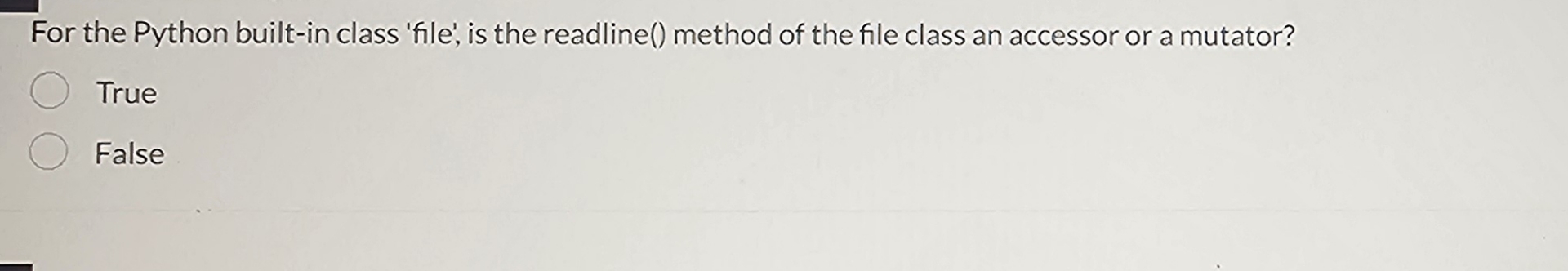 For the Python built - in class 'file', is the