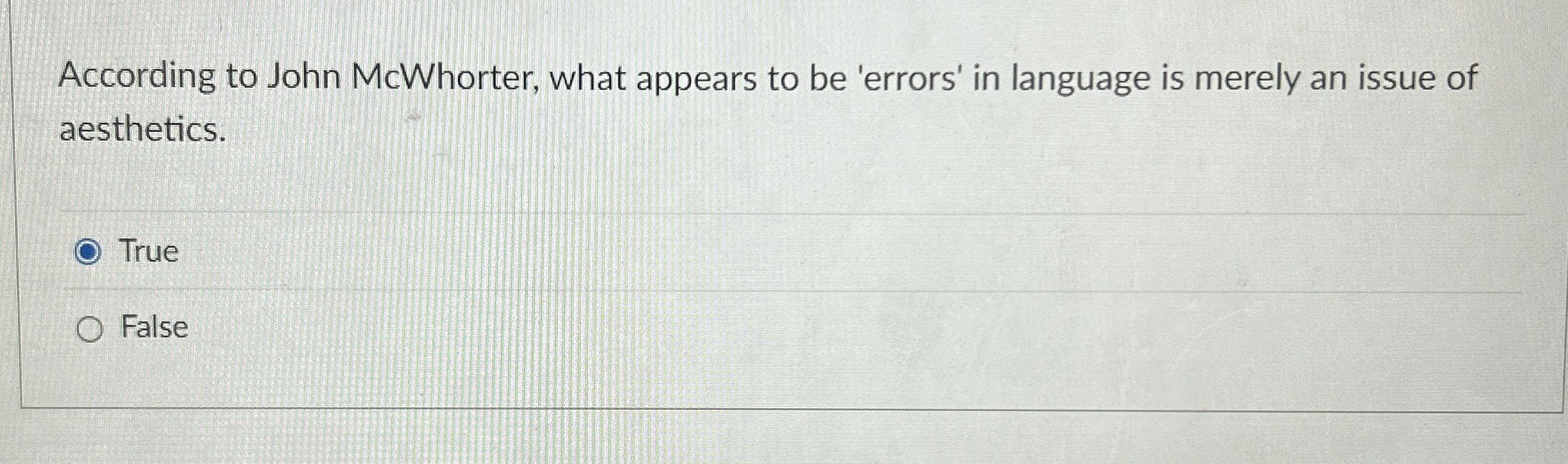 According to John McWhorter, what appears to be