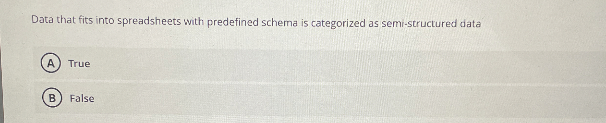 Data that fits into spreadsheets with predefined