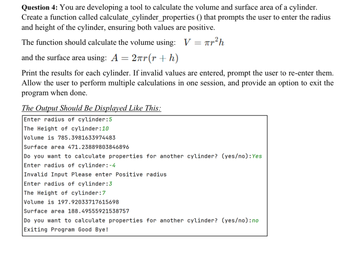 Can you please answer this using python