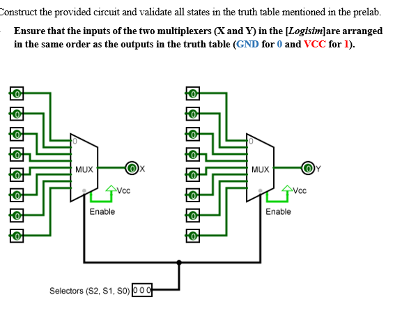 please display circuit for in logisim S 2 , S 1 ,