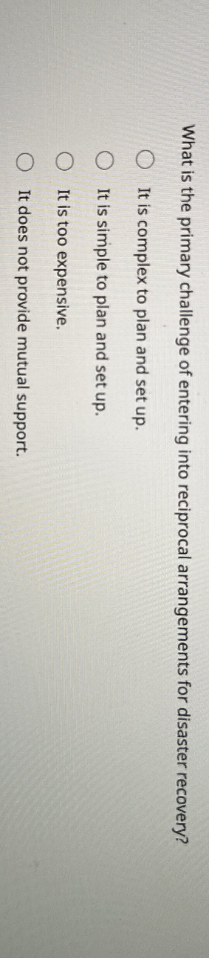 What is the primary challenge of entering into