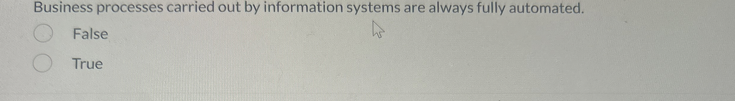 Business processes carried out by information