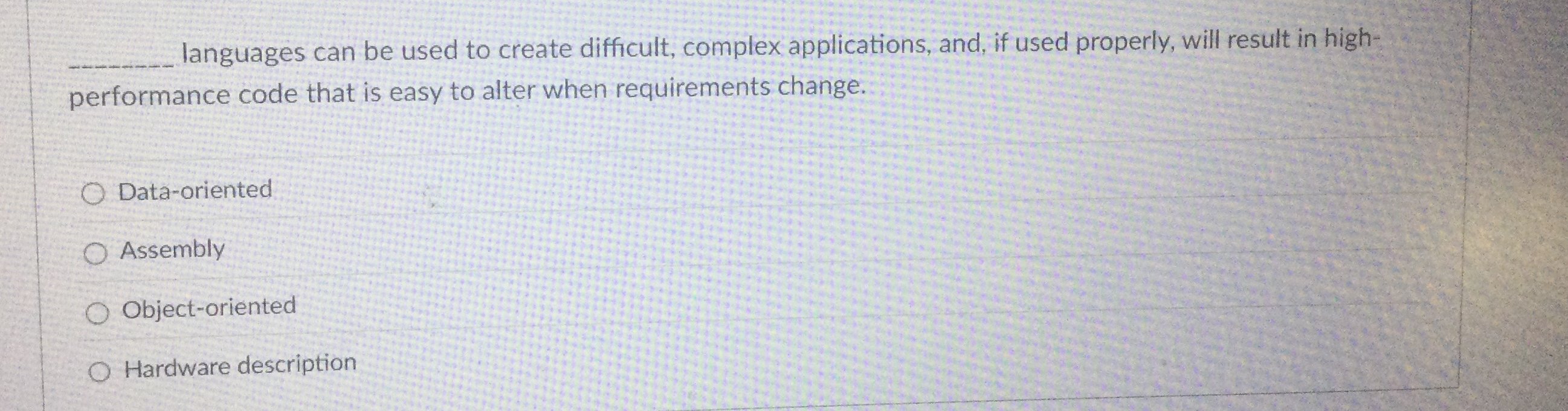languages can be used to create difficult,