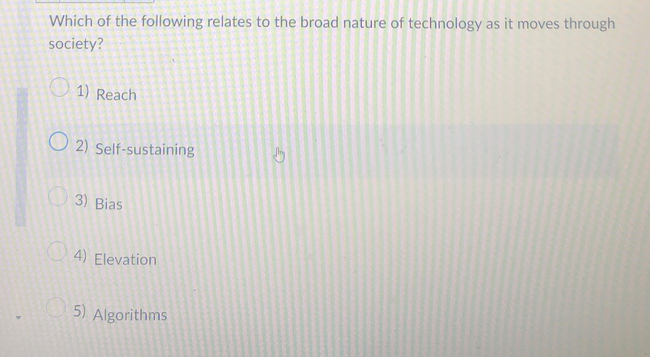 Which of the following relates to the broad