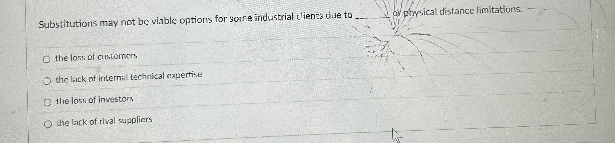 Substitutions may not be viable options for some