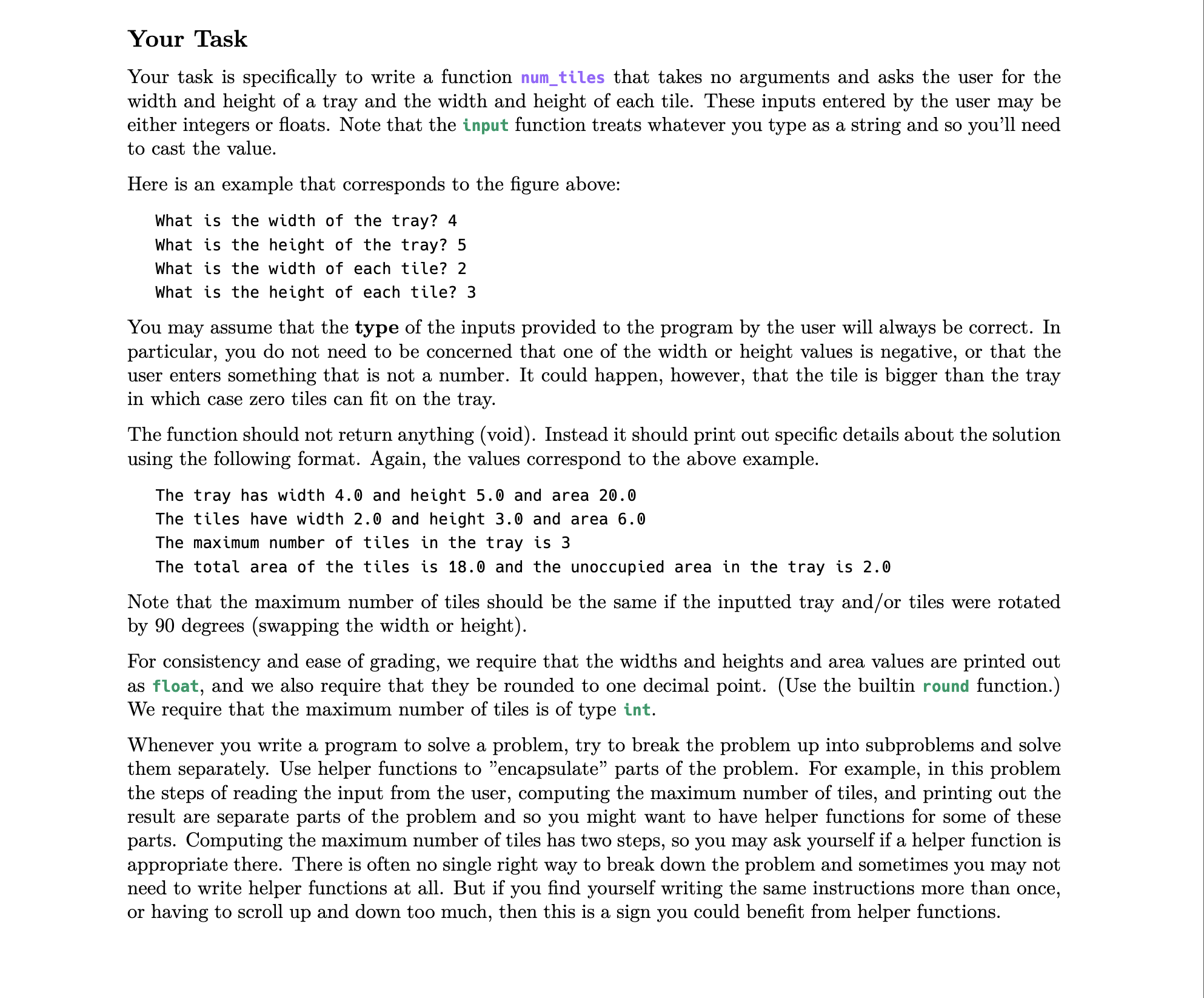 Your Task The Problem Exit Fullscreen