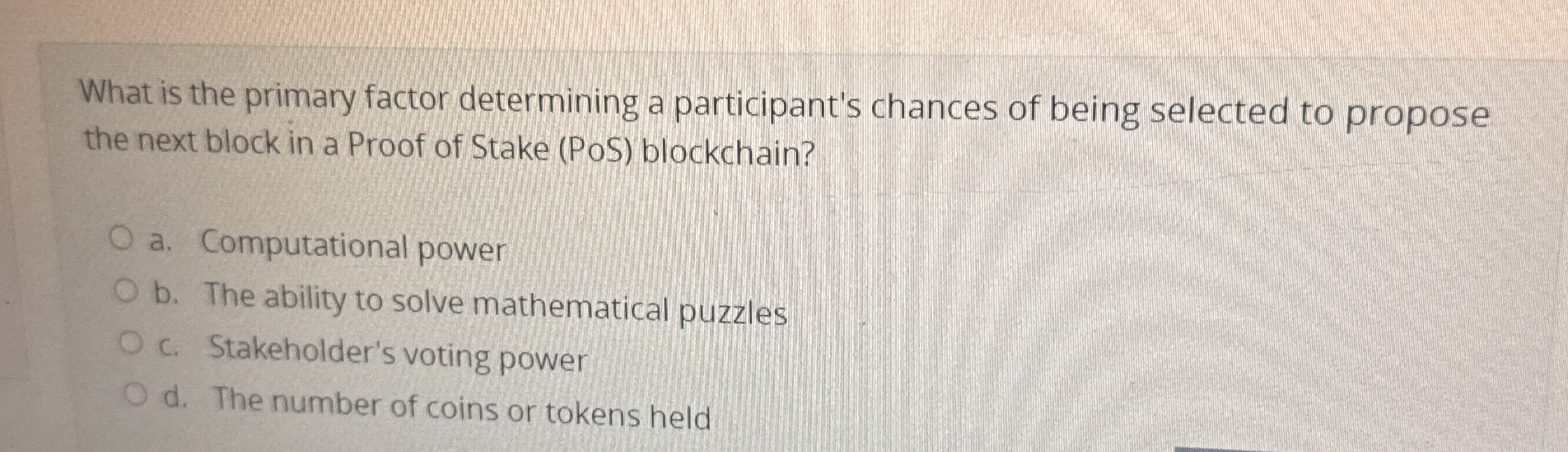 What is the primary factor determining a