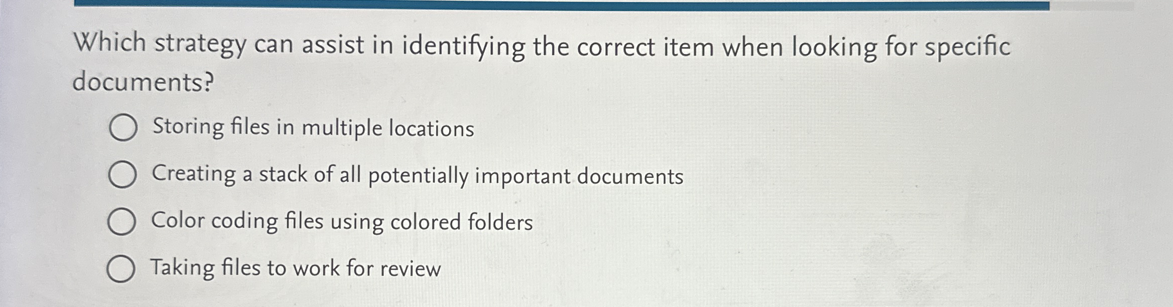 Which strategy can assist in identifying the