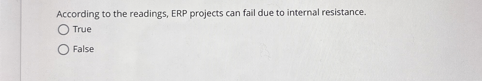 According to the readings, ERP projects can fail