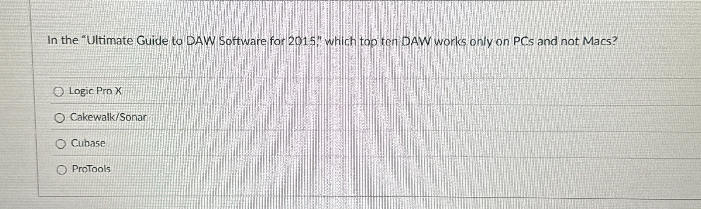 In the "Ultimate Guide to DAW Software for 2 0 1