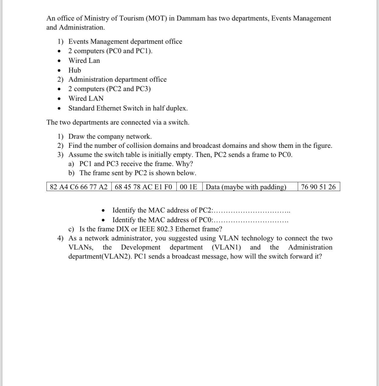 An office of Ministry of Tourism ( MOT ) in