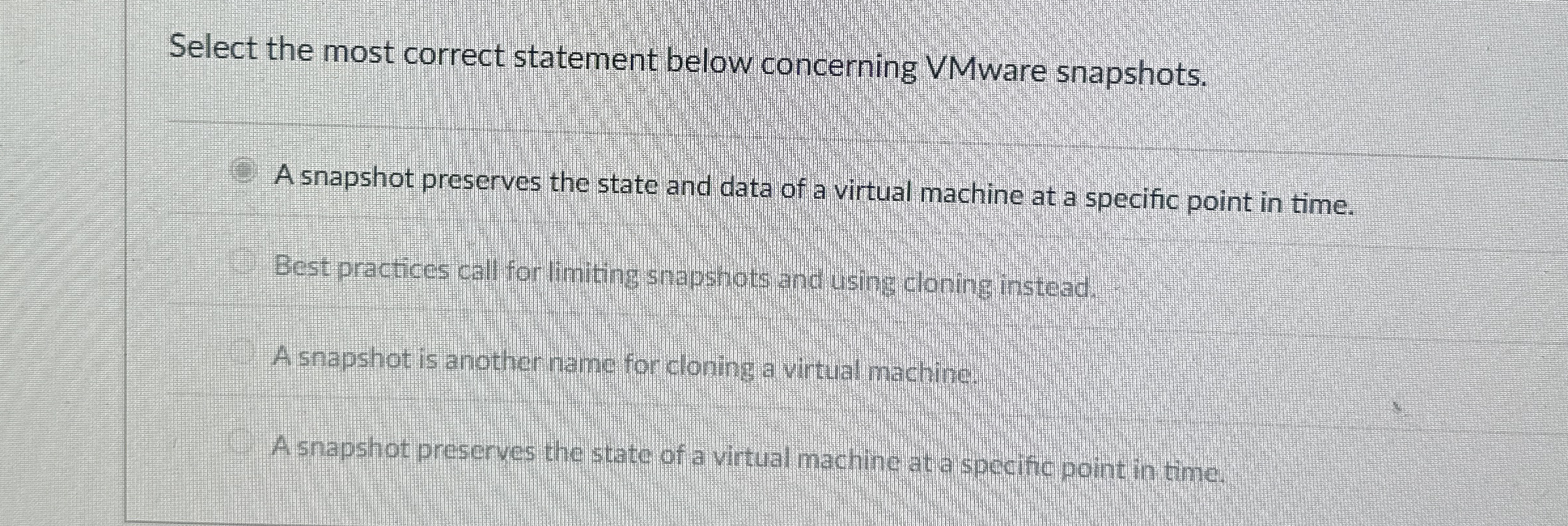 Select the most correct statement below