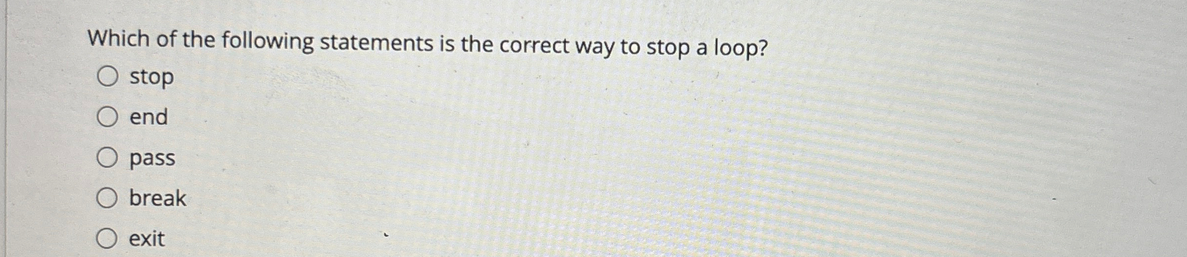 Which of the following statements is the correct