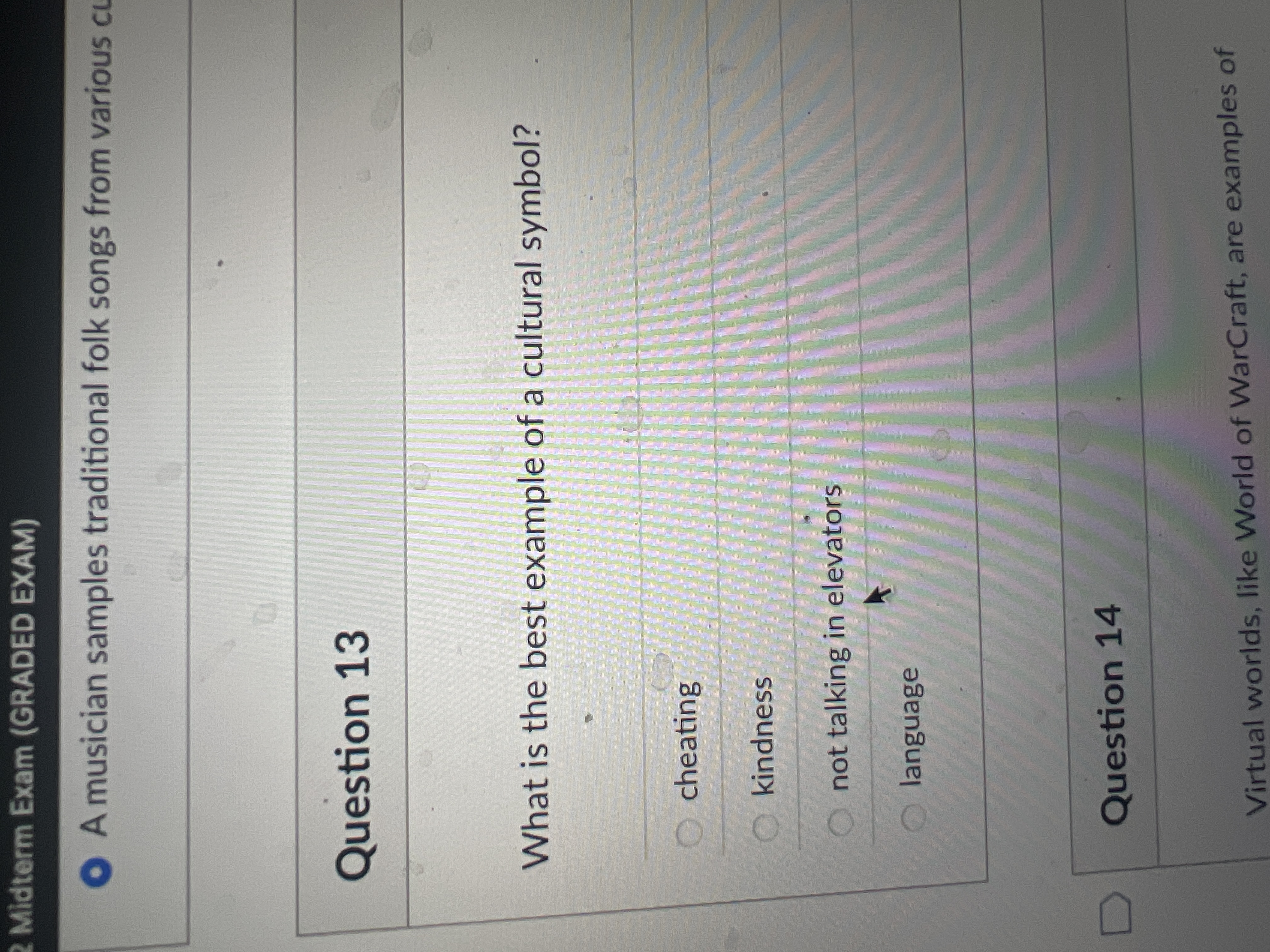 Question 1 3 What is the best example of a