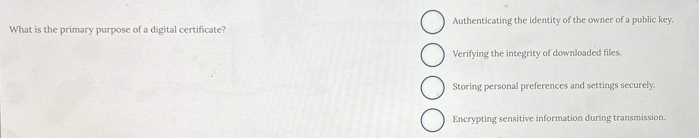 What is the primary purpose of a digital