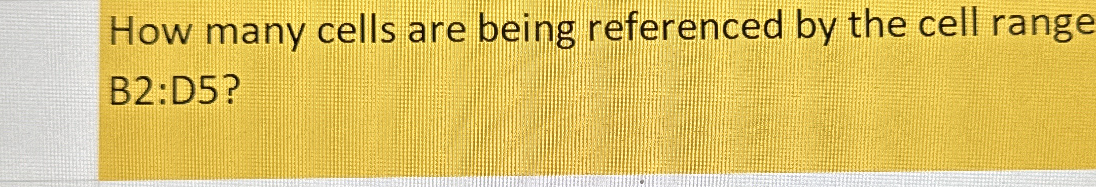 How many cells are being referenced by the cell