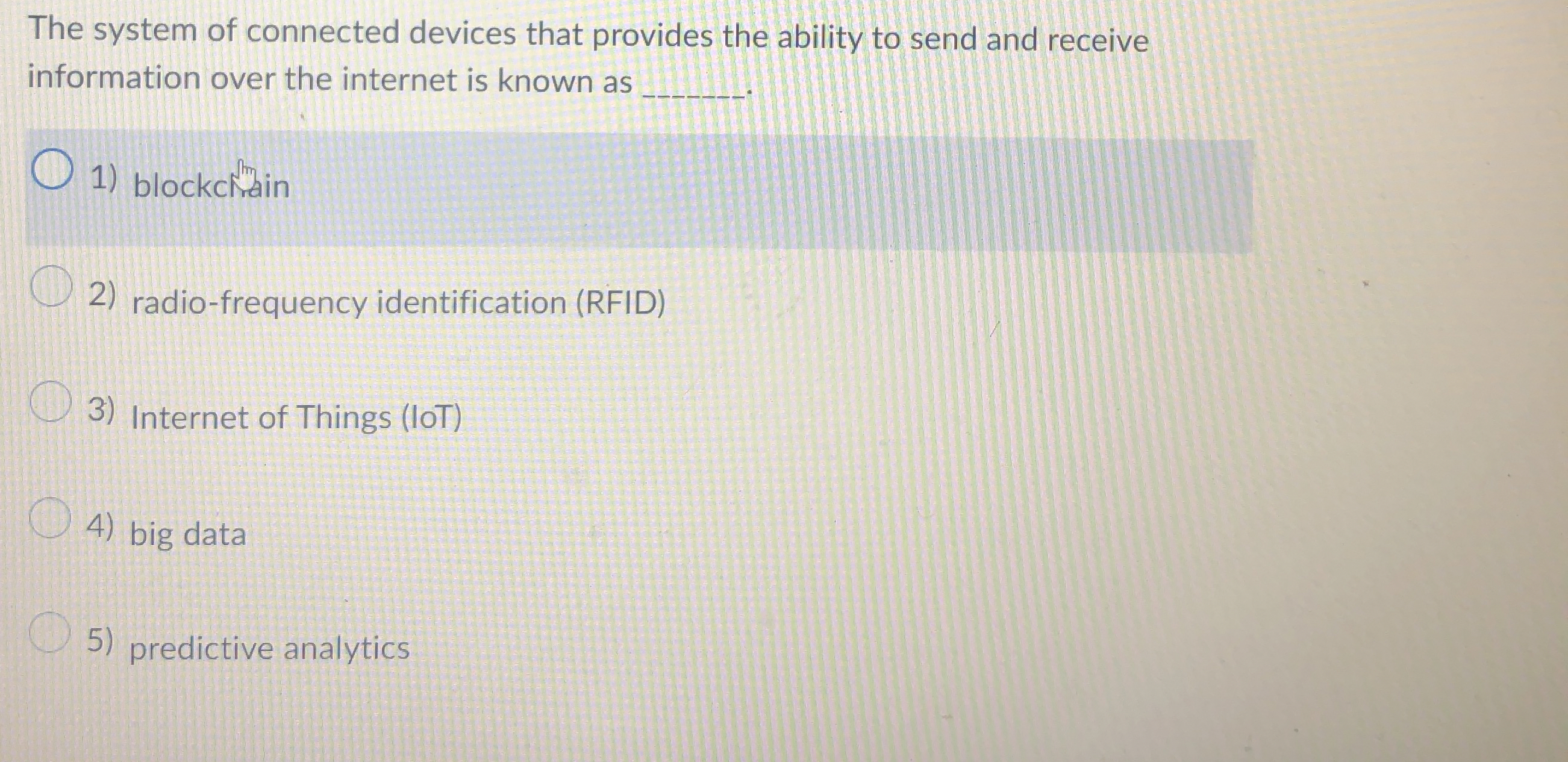 The system of connected devices that provides the