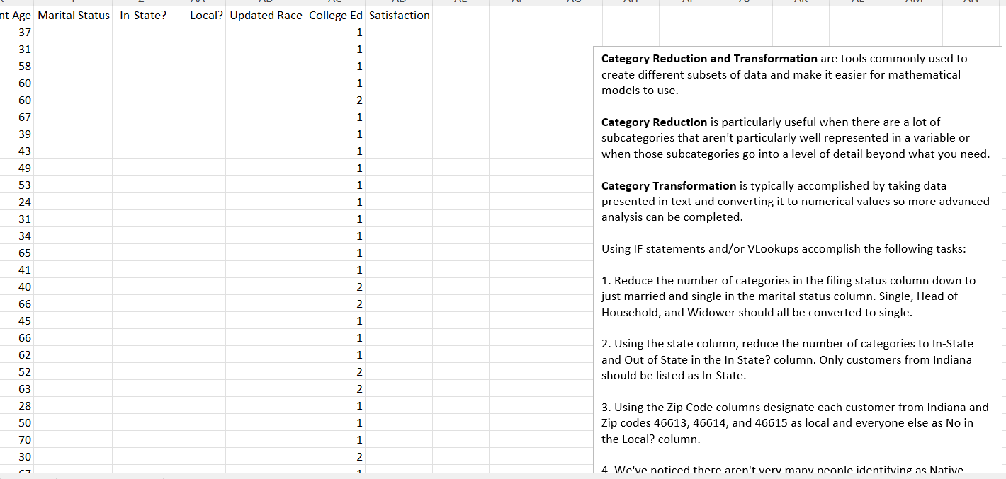 Using IF statements and / or VLookups accomplish
