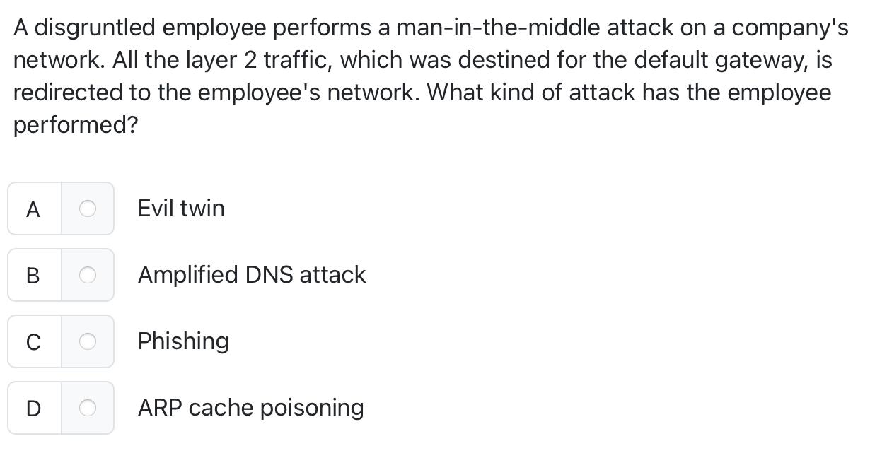 A disgruntled employee performs a man - in - the