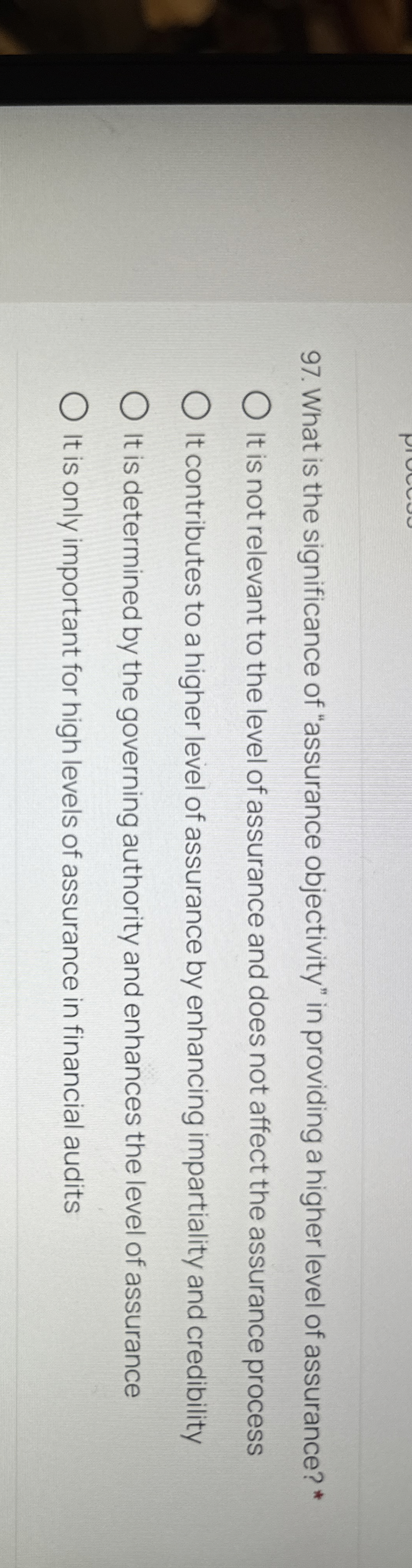 What is the significance of "assurance