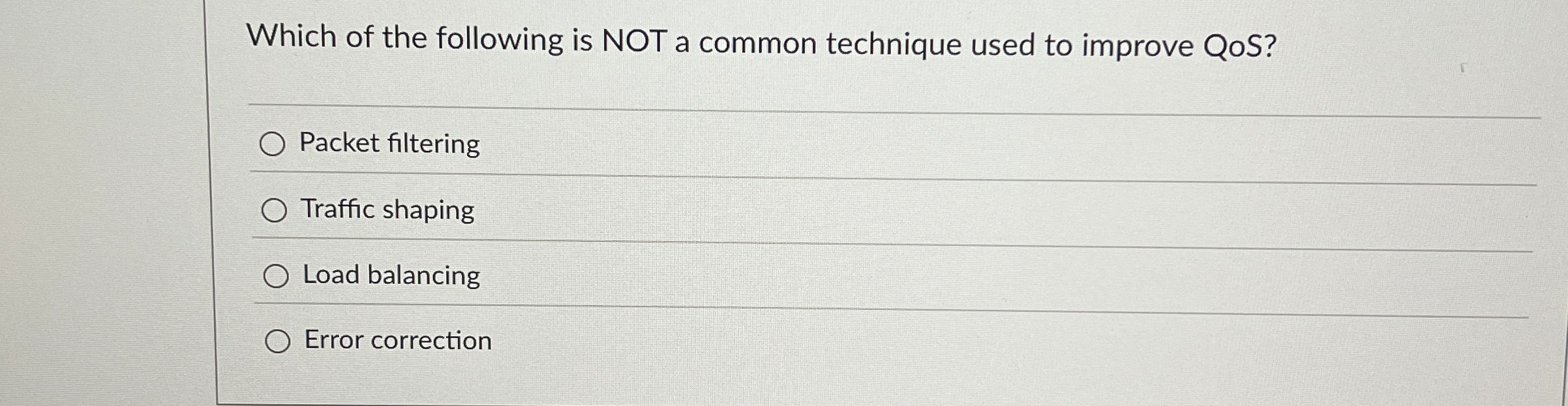 Which of the following is NOT a common technique