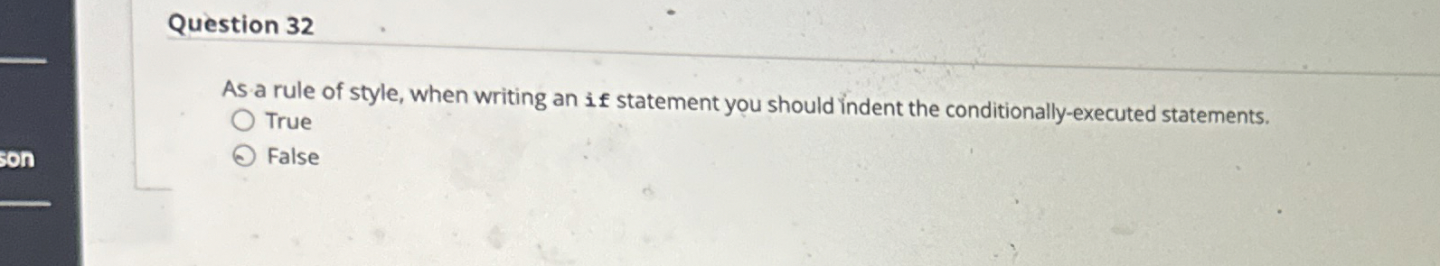 Question 3 2 As a rule of style, when writing an