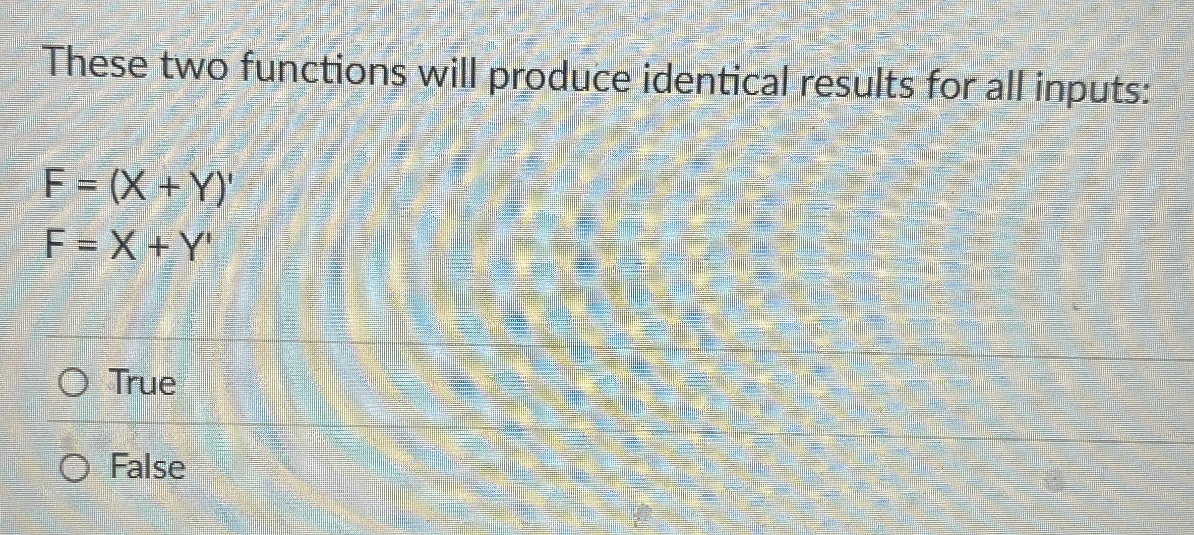 These two functions will produce identical