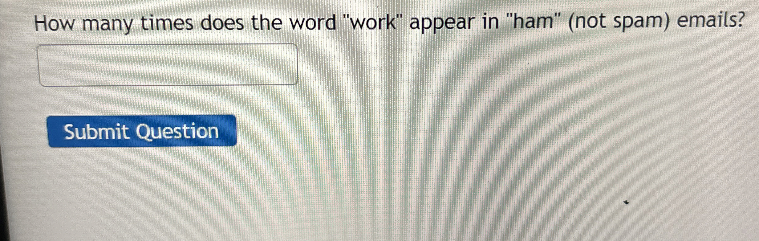 How many times does the word "work" appear in